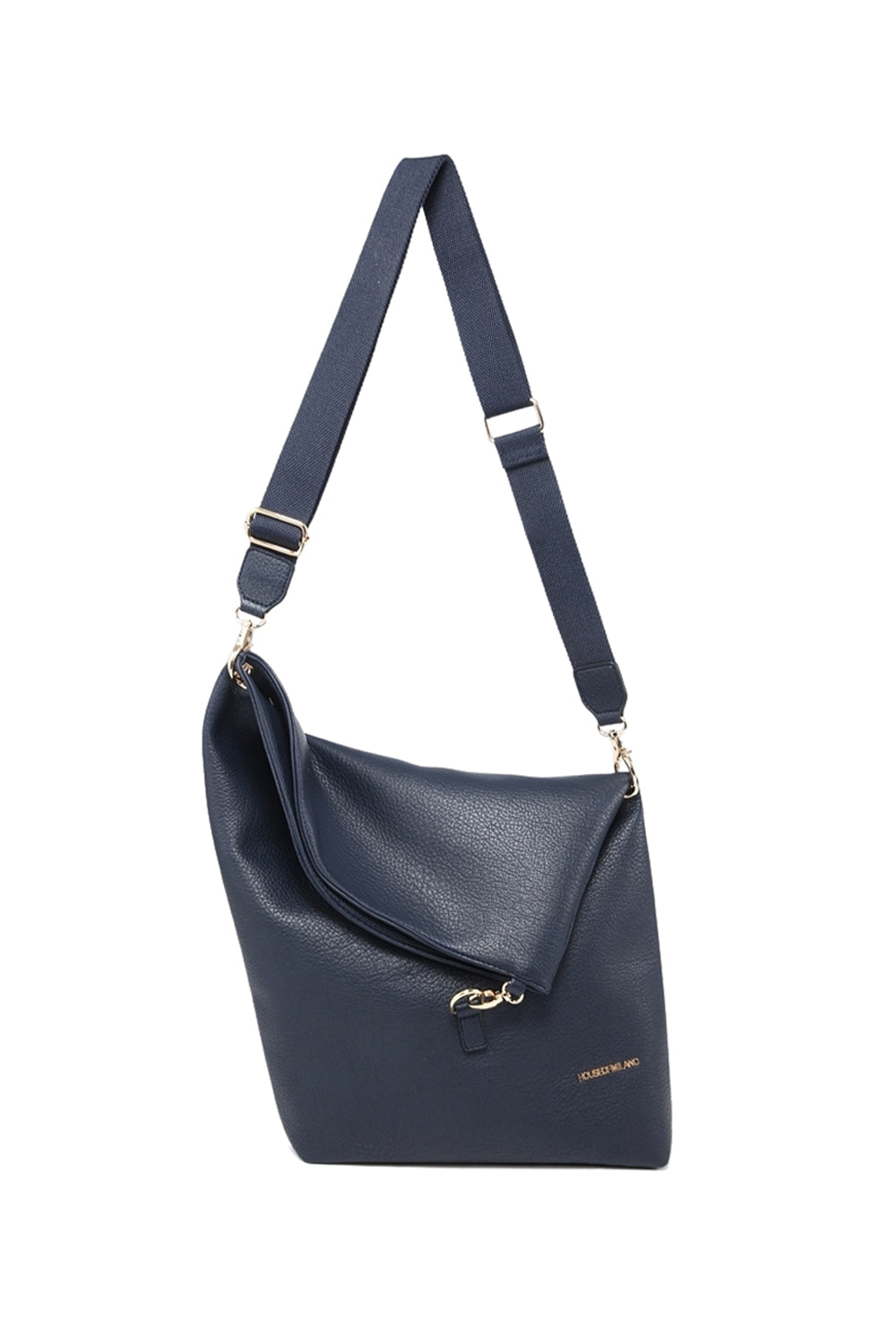 Asymmetrical Design Crossbody Bag with Zipper and Adjustable Strap