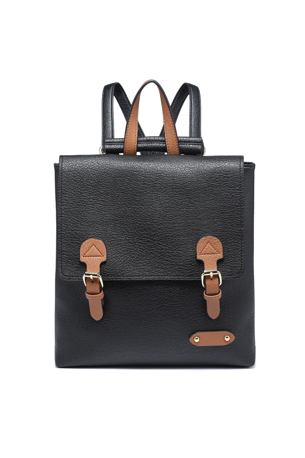 Spacious Backpack with Flap Zipper Closure Adjustable Strap and Multiple Inner Pockets