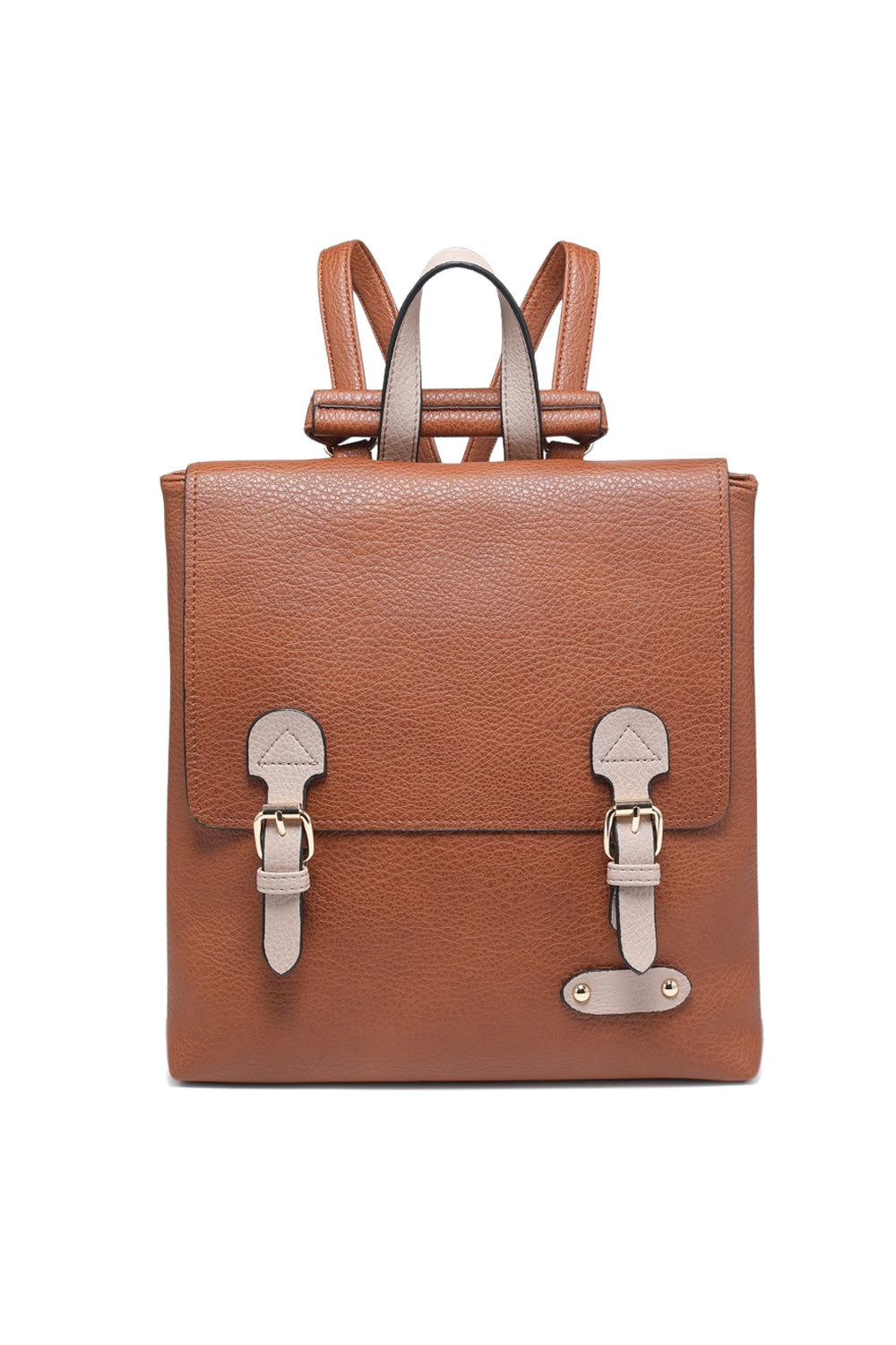 Spacious Backpack with Flap Zipper Closure Adjustable Strap and Multiple Inner Pockets