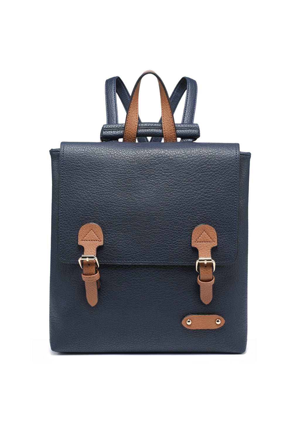 Spacious Backpack with Flap Zipper Closure Adjustable Strap and Multiple Inner Pockets