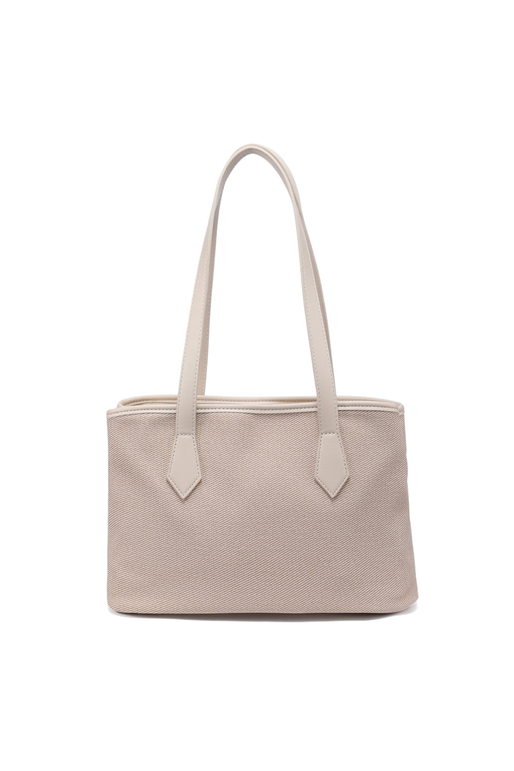 Simple Tote Bag with Back Zip Pocket and Multi Compartments