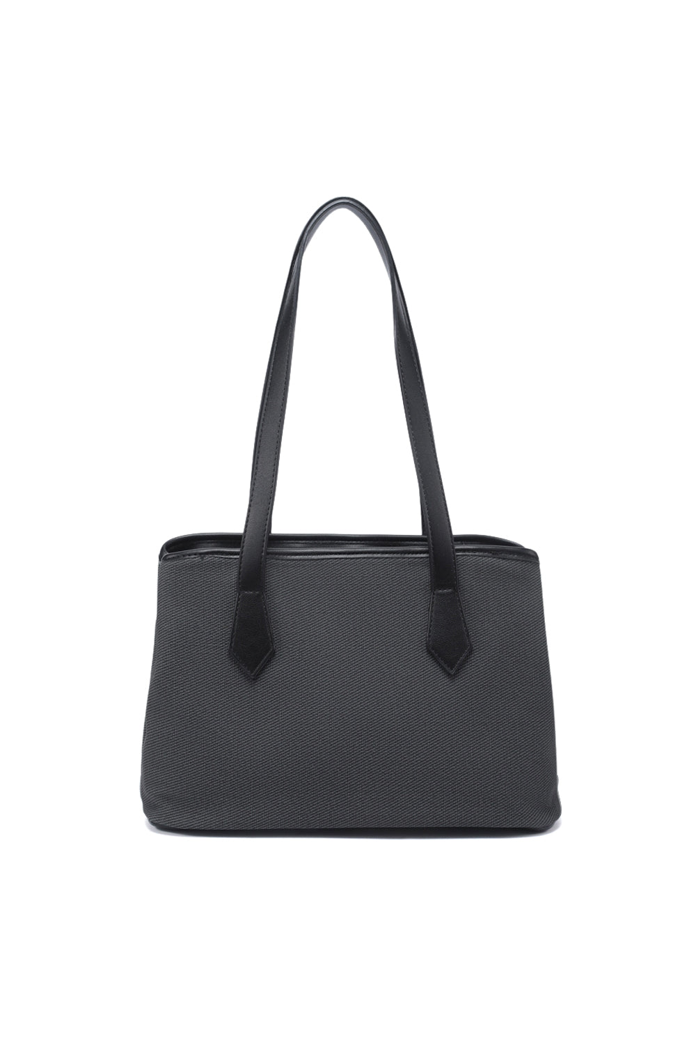 Simple Tote Bag with Back Zip Pocket and Multi Compartments
