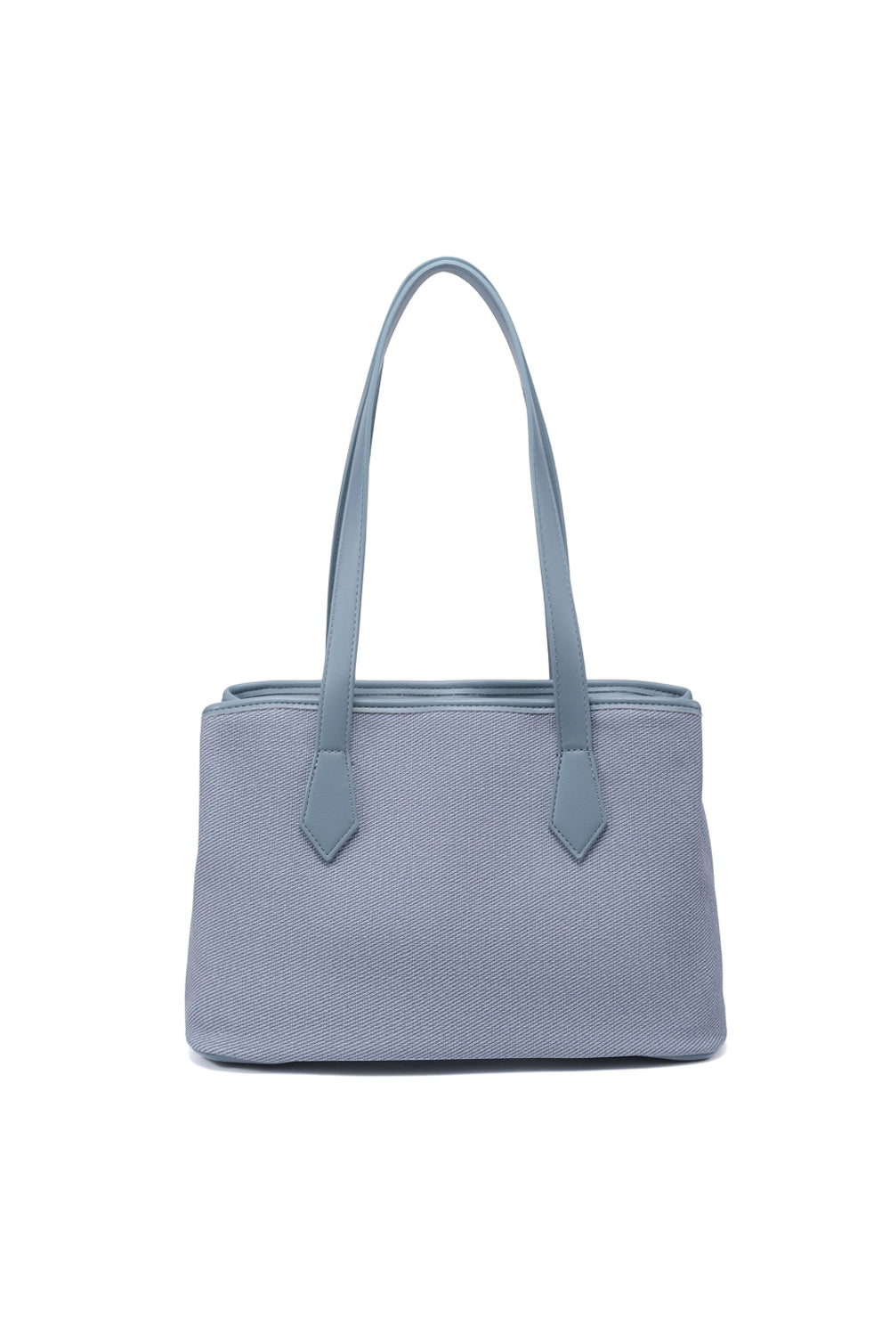 Simple Tote Bag with Back Zip Pocket and Multi Compartments