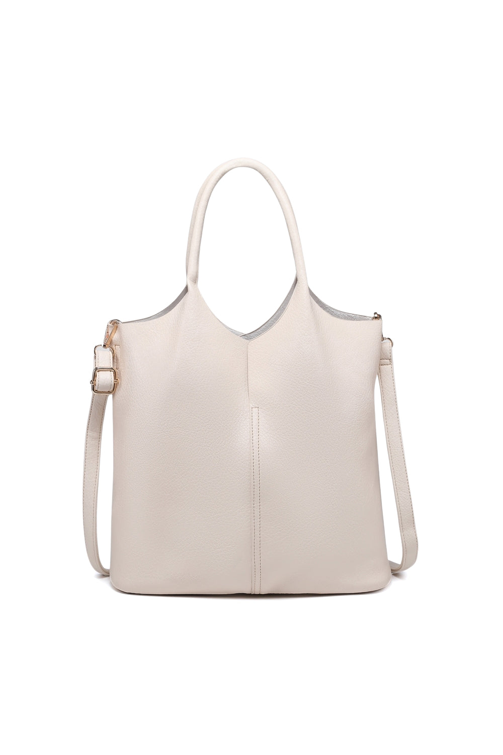 Versatile Tote Shoulder Bag with Crossbody Strap & Pouch