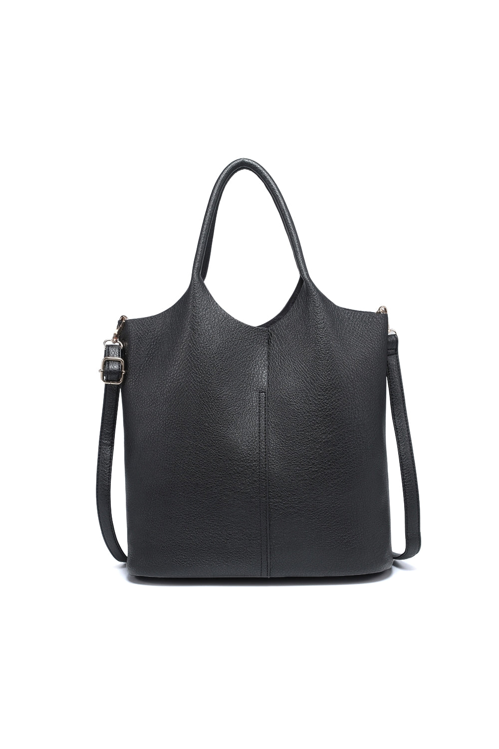 Versatile Tote Shoulder Bag with Crossbody Strap & Pouch
