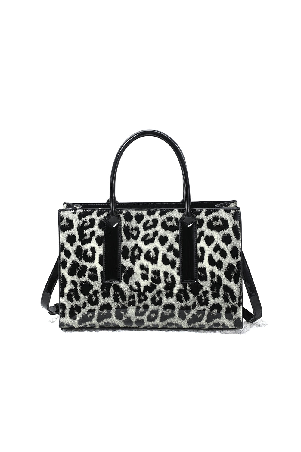 Animal Print Tote Bag with Top Handles and Spacious Interior