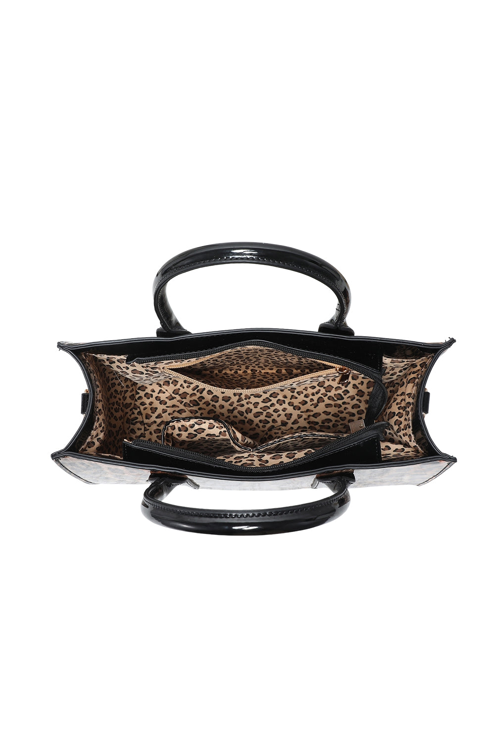 Animal Print Tote Bag with Top Handles and Spacious Interior