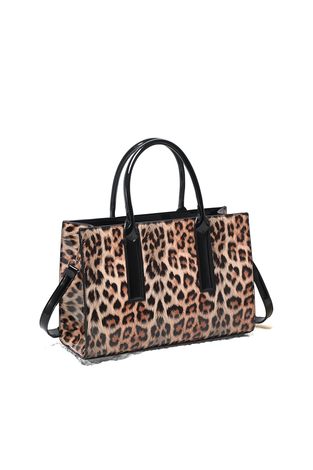 Animal Print Tote Bag with Top Handles and Spacious Interior