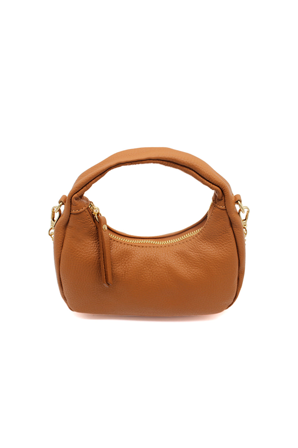 Chic Genuine Italian Leather Crossbody Bag with Elegant Chain Strap