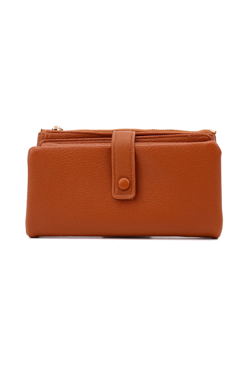 Zipper Closure Wallet with Multiple Card Slots and Compartments