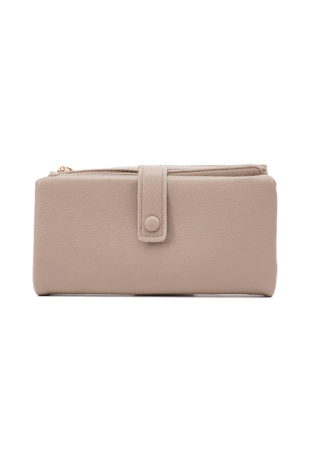Zipper Closure Wallet with Multiple Card Slots and Compartments