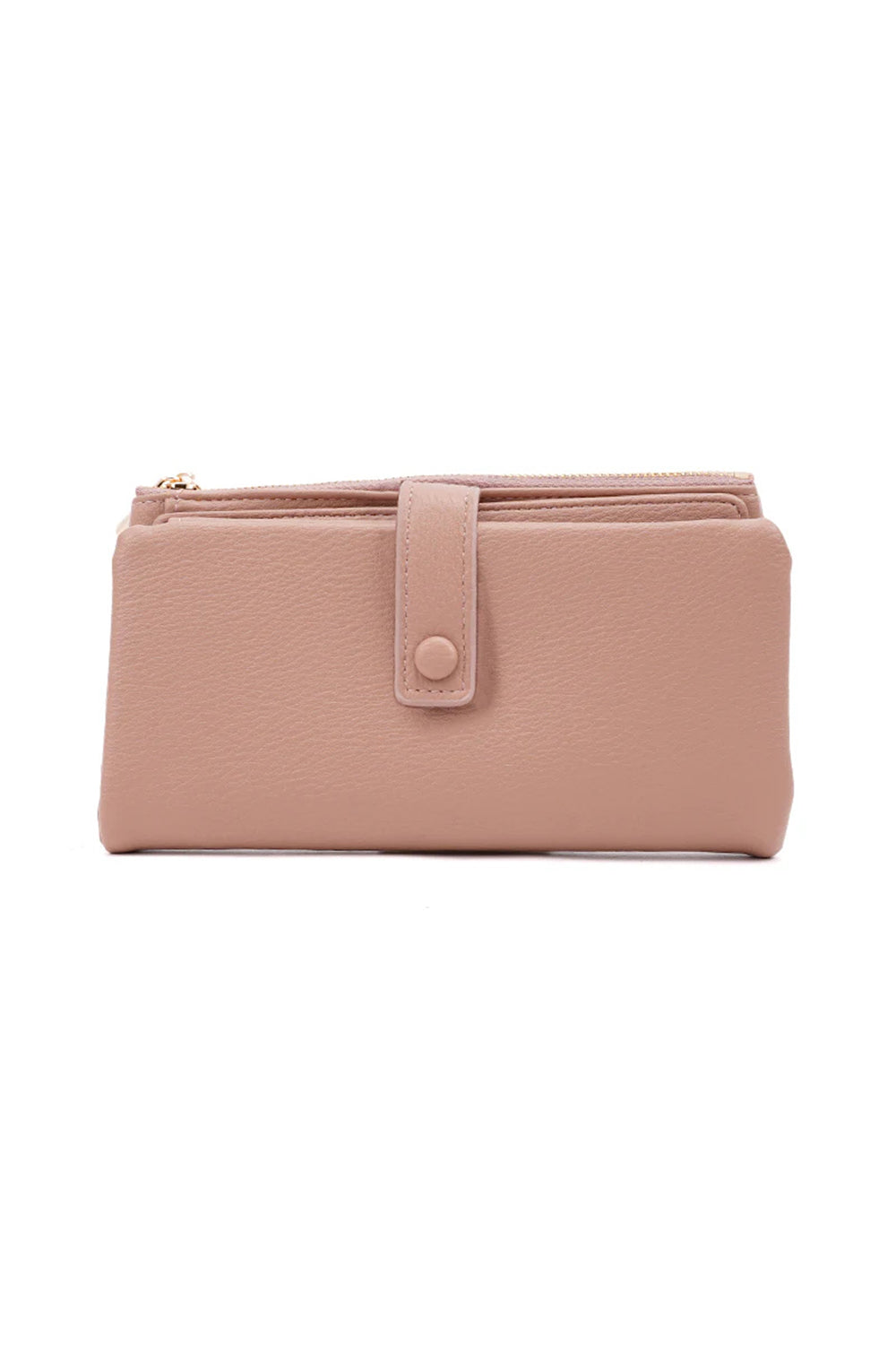 Zipper Closure Wallet with Multiple Card Slots and Compartments
