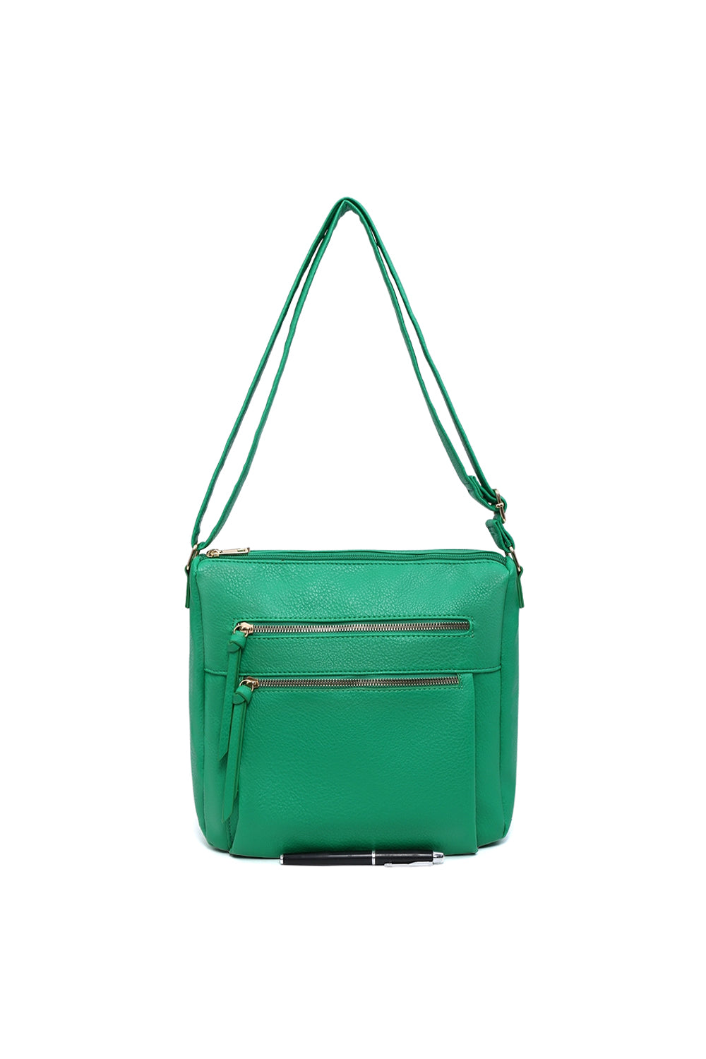 Multi-Pocket Crossbody Bag with Adjustable Shoulder Strap