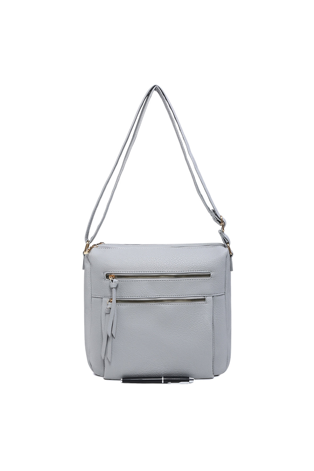 Multi-Pocket Crossbody Bag with Adjustable Shoulder Strap