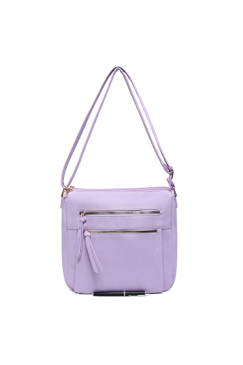 Multi-Pocket Crossbody Bag with Adjustable Shoulder Strap