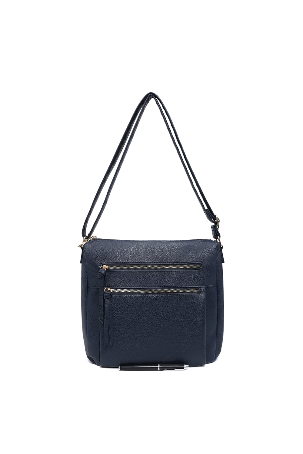 Multi-Pocket Crossbody Bag with Adjustable Shoulder Strap