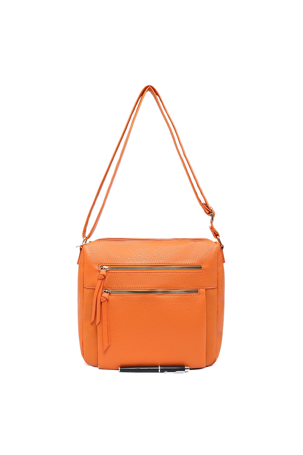 Multi-Pocket Crossbody Bag with Adjustable Shoulder Strap