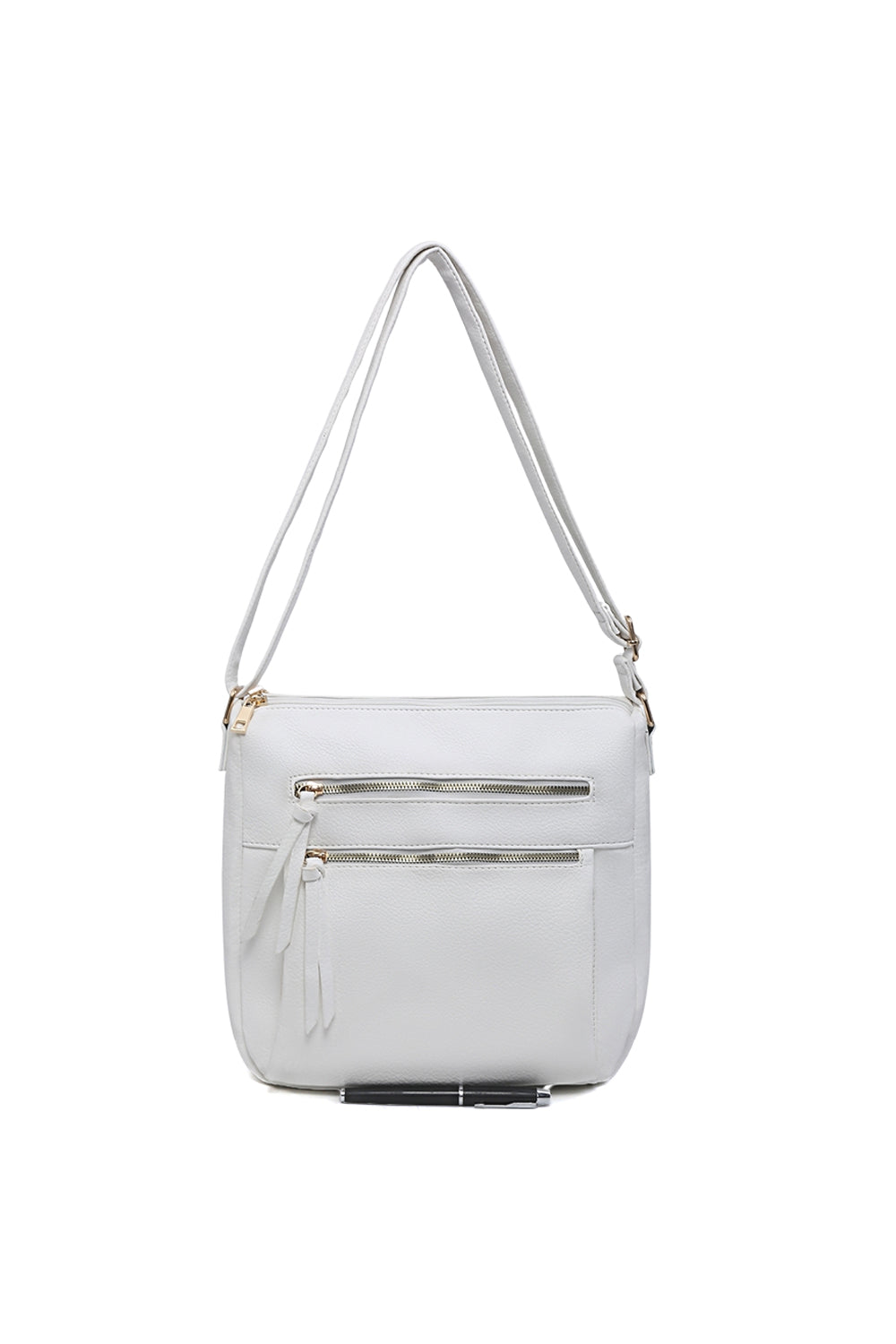 Multi-Pocket Crossbody Bag with Adjustable Shoulder Strap