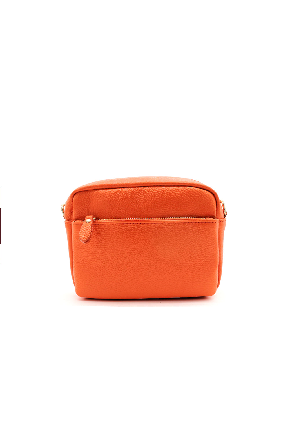 Solid Color Crossbody Bag for Women with Adjustable Strap and Zipper