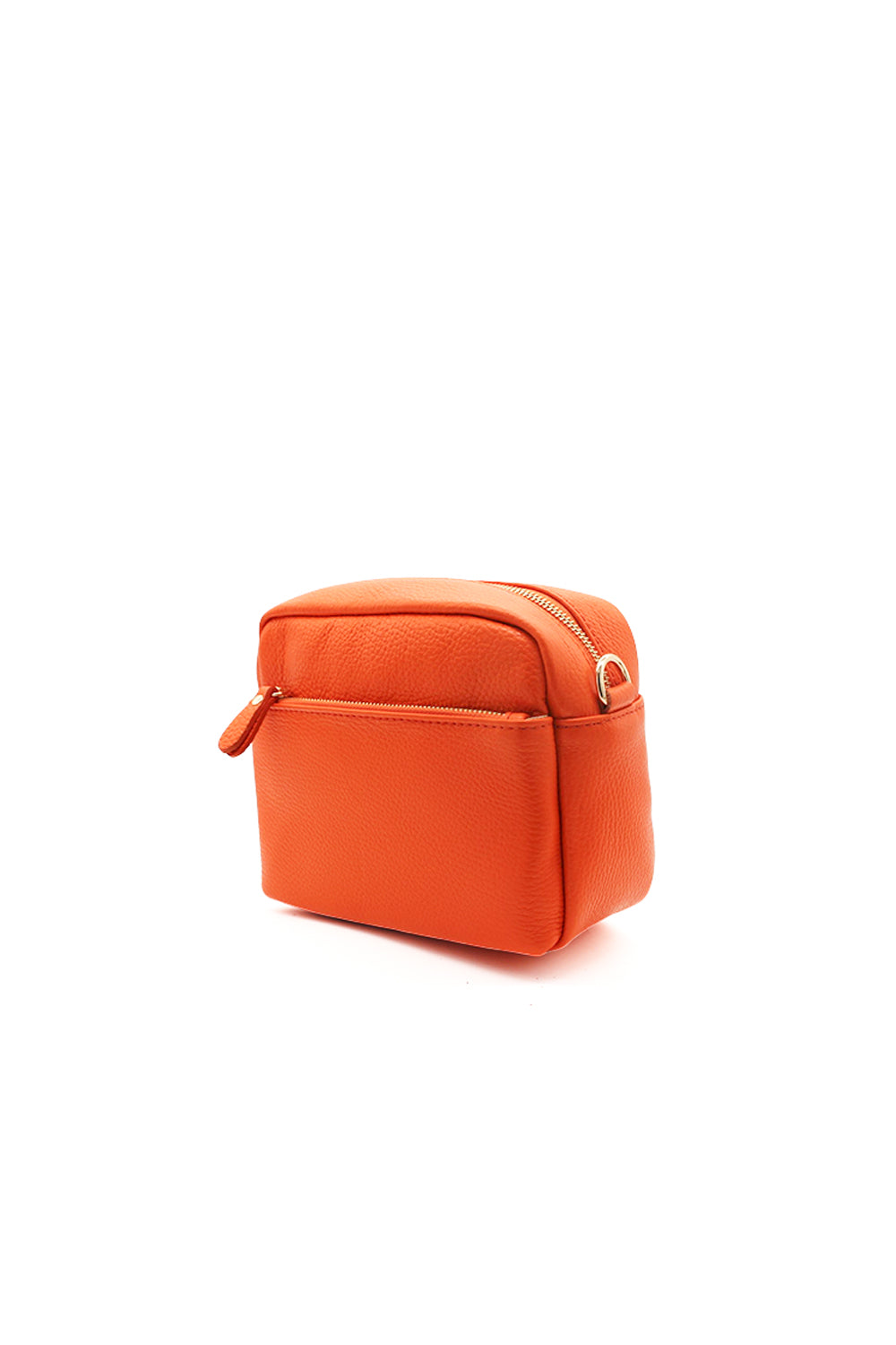 Solid Color Crossbody Bag for Women with Adjustable Strap and Zipper