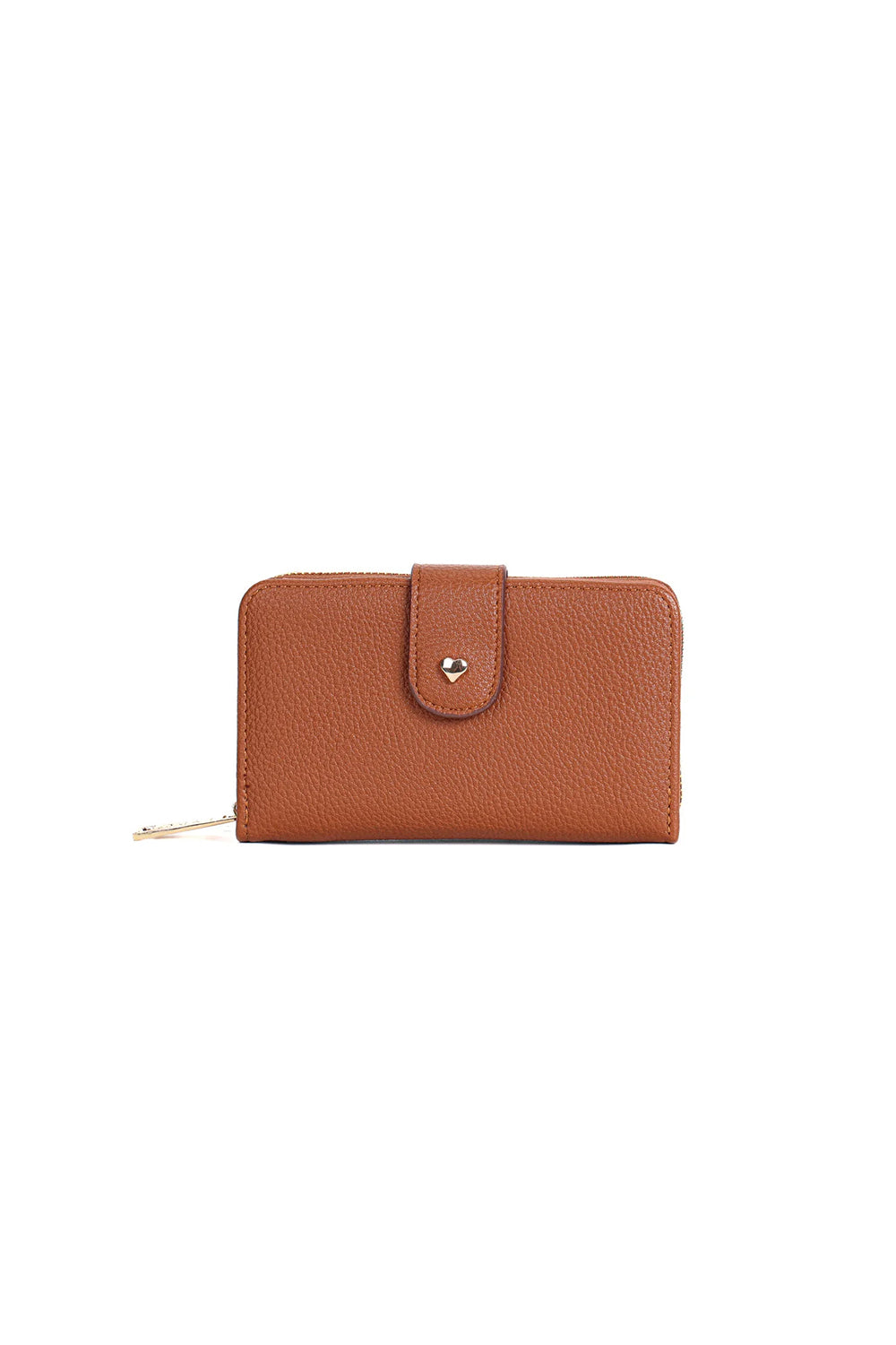 Compact Zipper Wallet with Card Slots and Coin Compartment