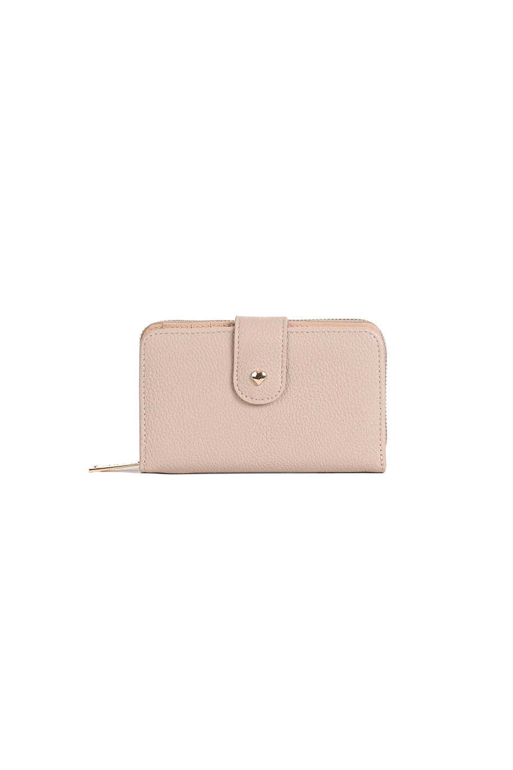 Compact Zipper Wallet with Card Slots and Coin Compartment