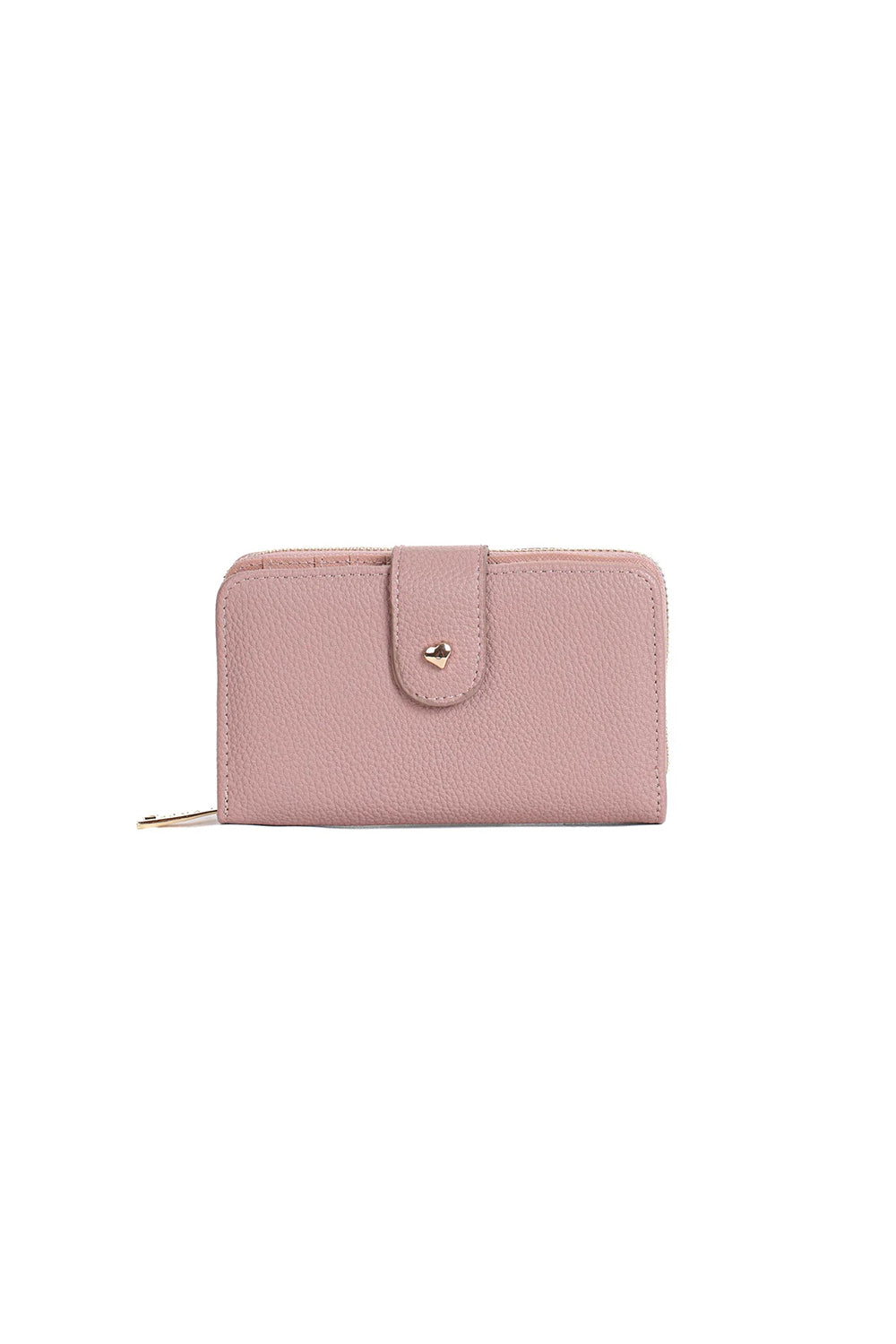 Compact Zipper Wallet with Card Slots and Coin Compartment