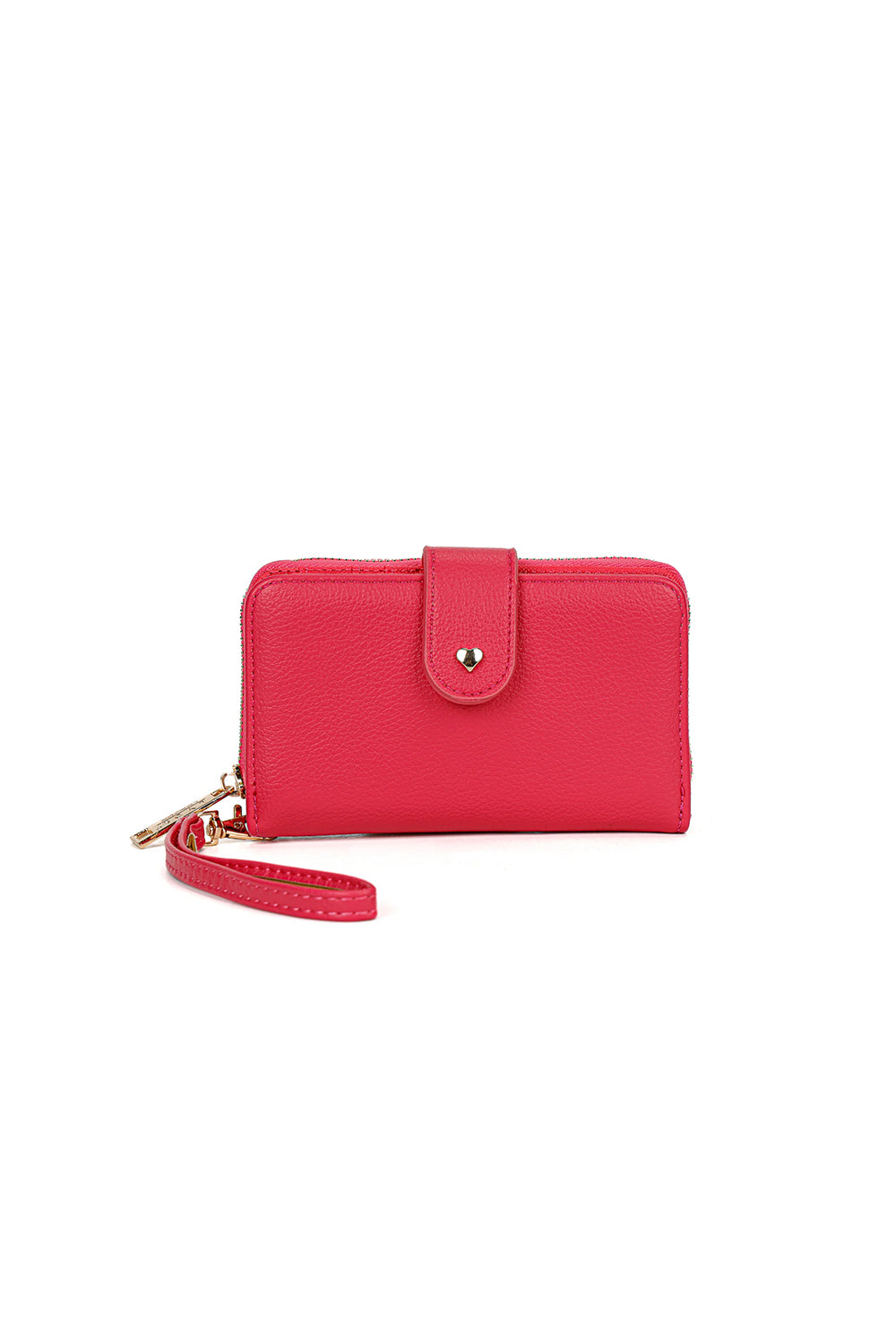 Compact Zipper Wallet with Card Slots and Coin Compartment