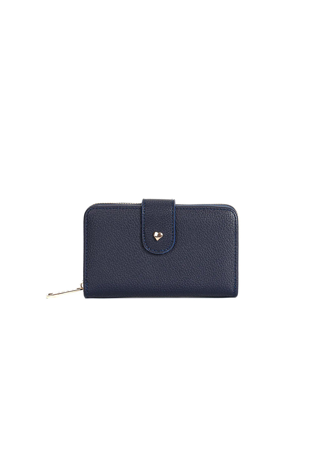Compact Zipper Wallet with Card Slots and Coin Compartment