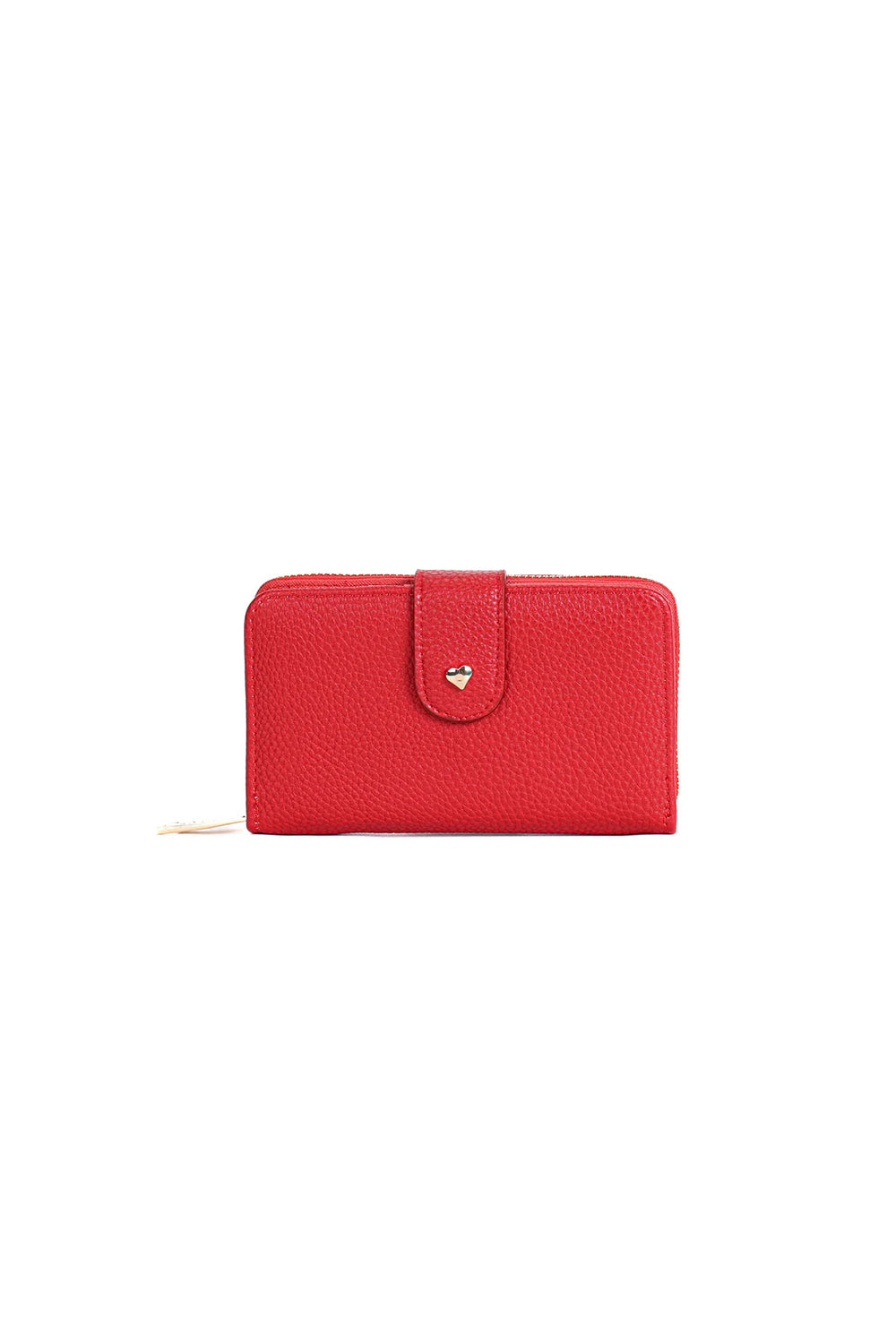 Compact Zipper Wallet with Card Slots and Coin Compartment