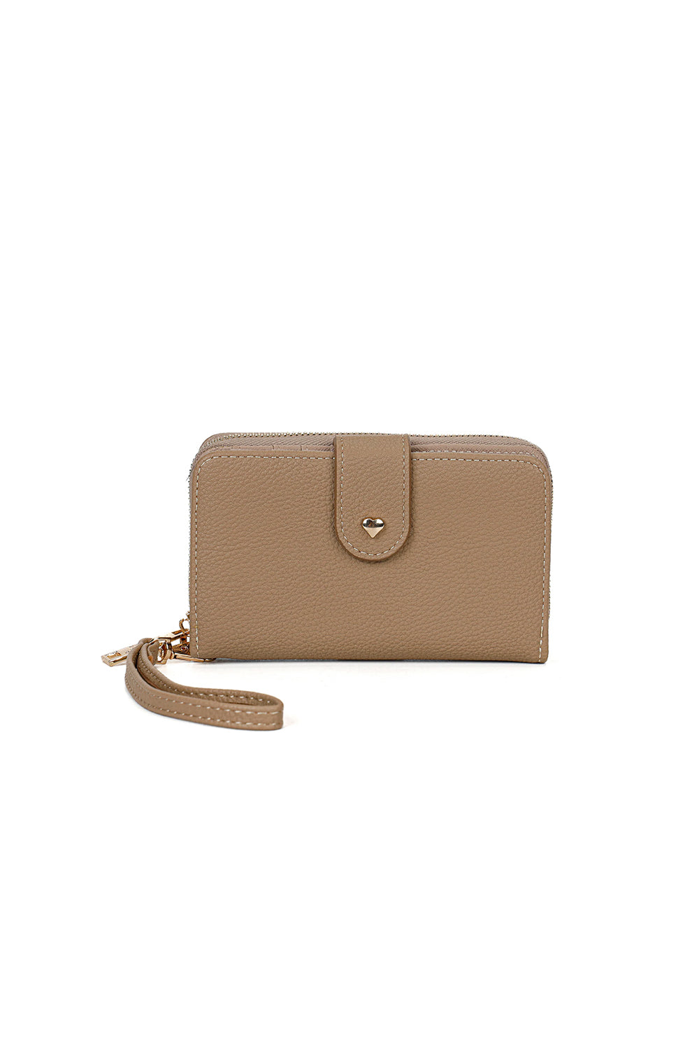 Compact Zipper Wallet with Card Slots and Coin Compartment