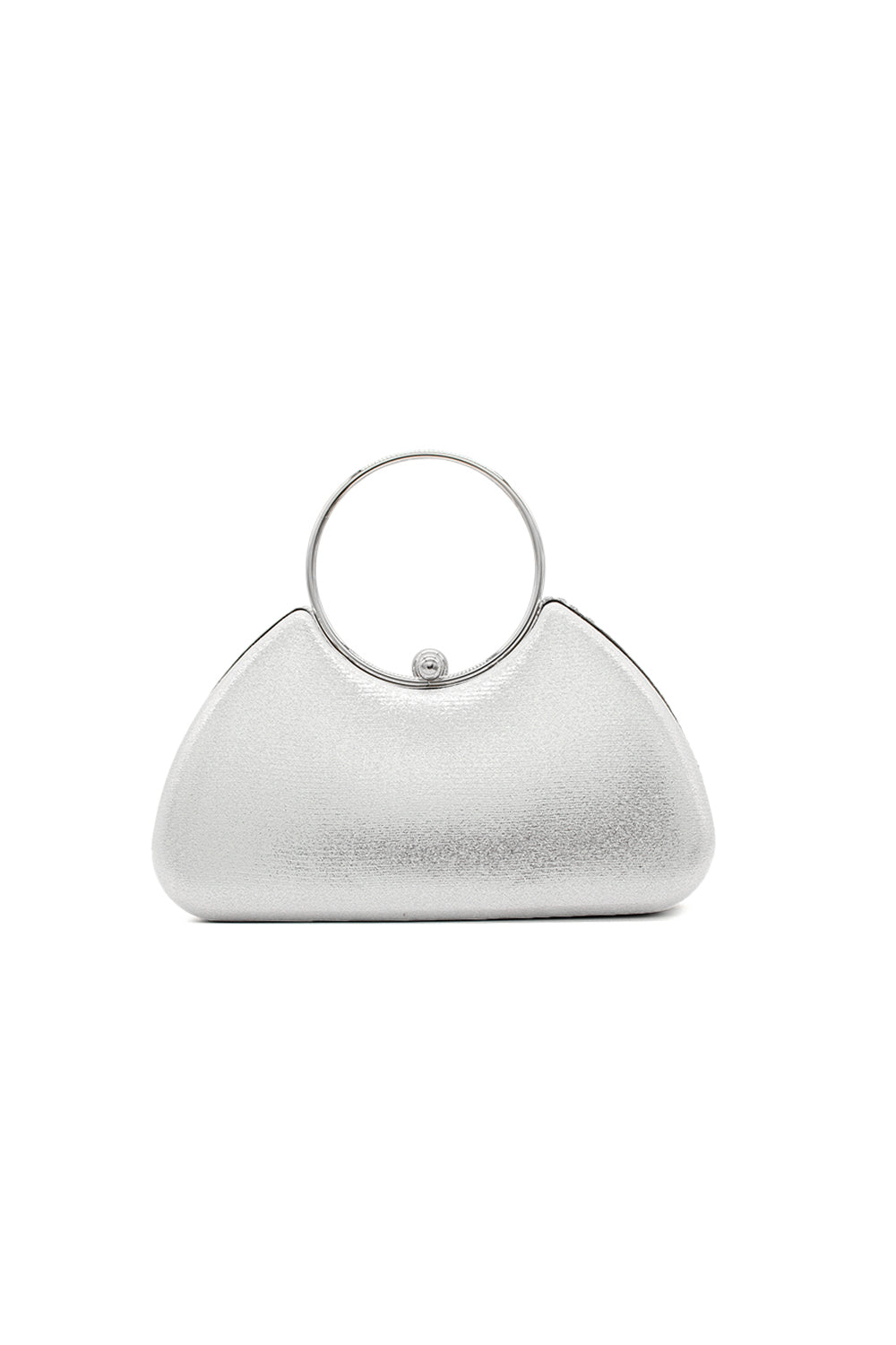 Sparkly Beaded Clutch Bag with Round Handle – Evening Handbag for Women