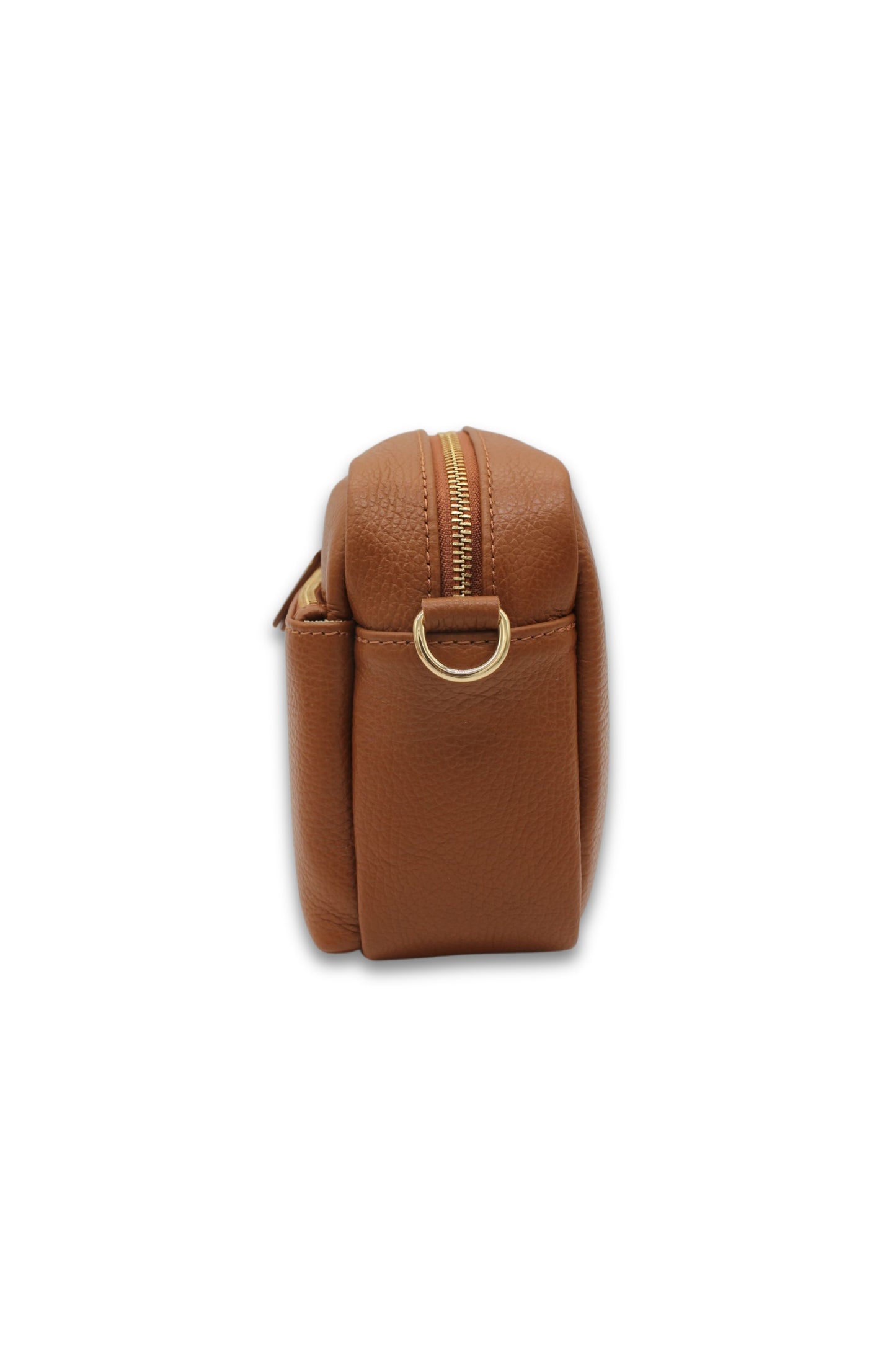 Solid Color Crossbody Bag for Women with Adjustable Strap and Zipper