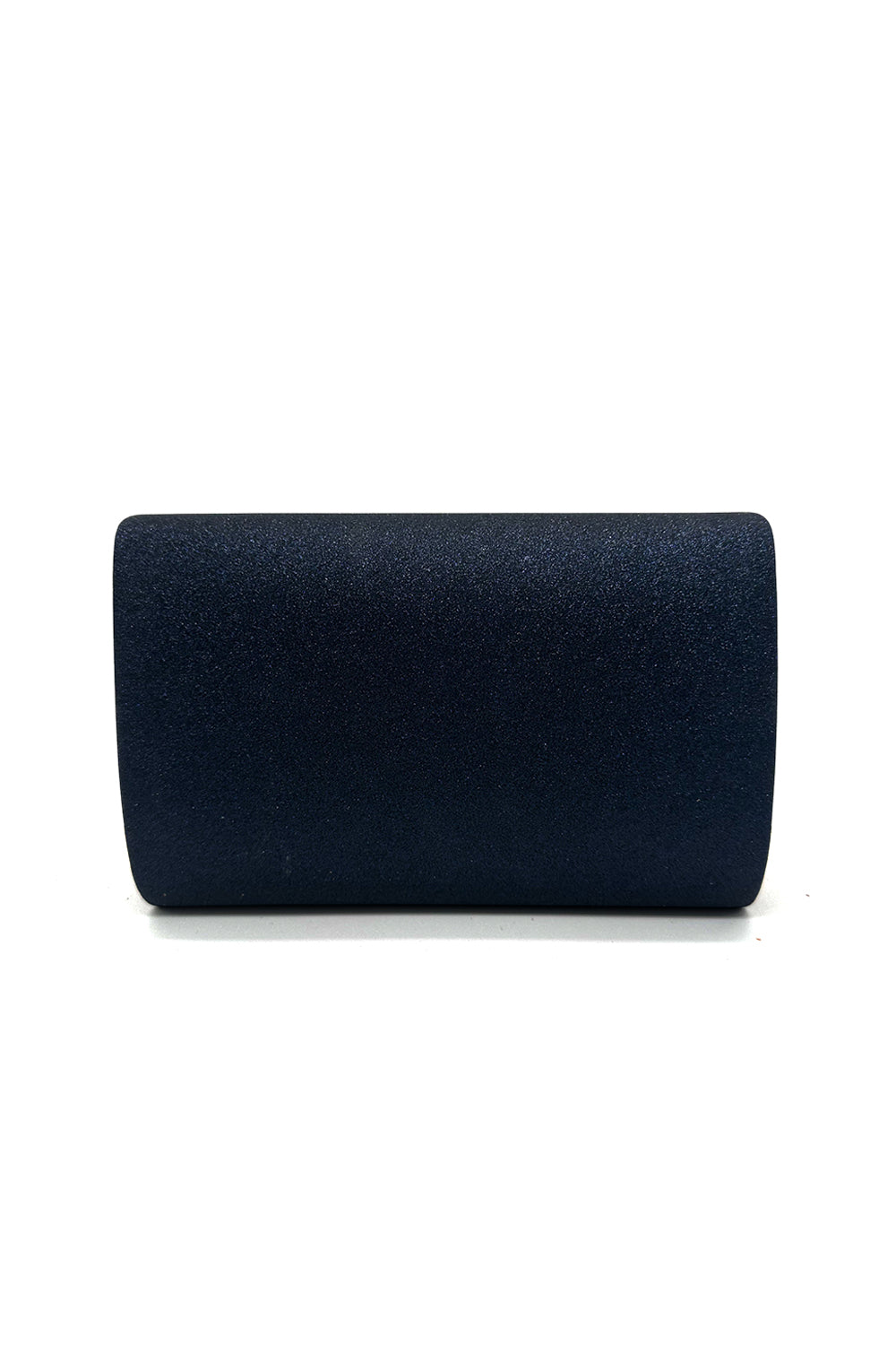 Pleated Glitter Clutch Bag with Chain Strap