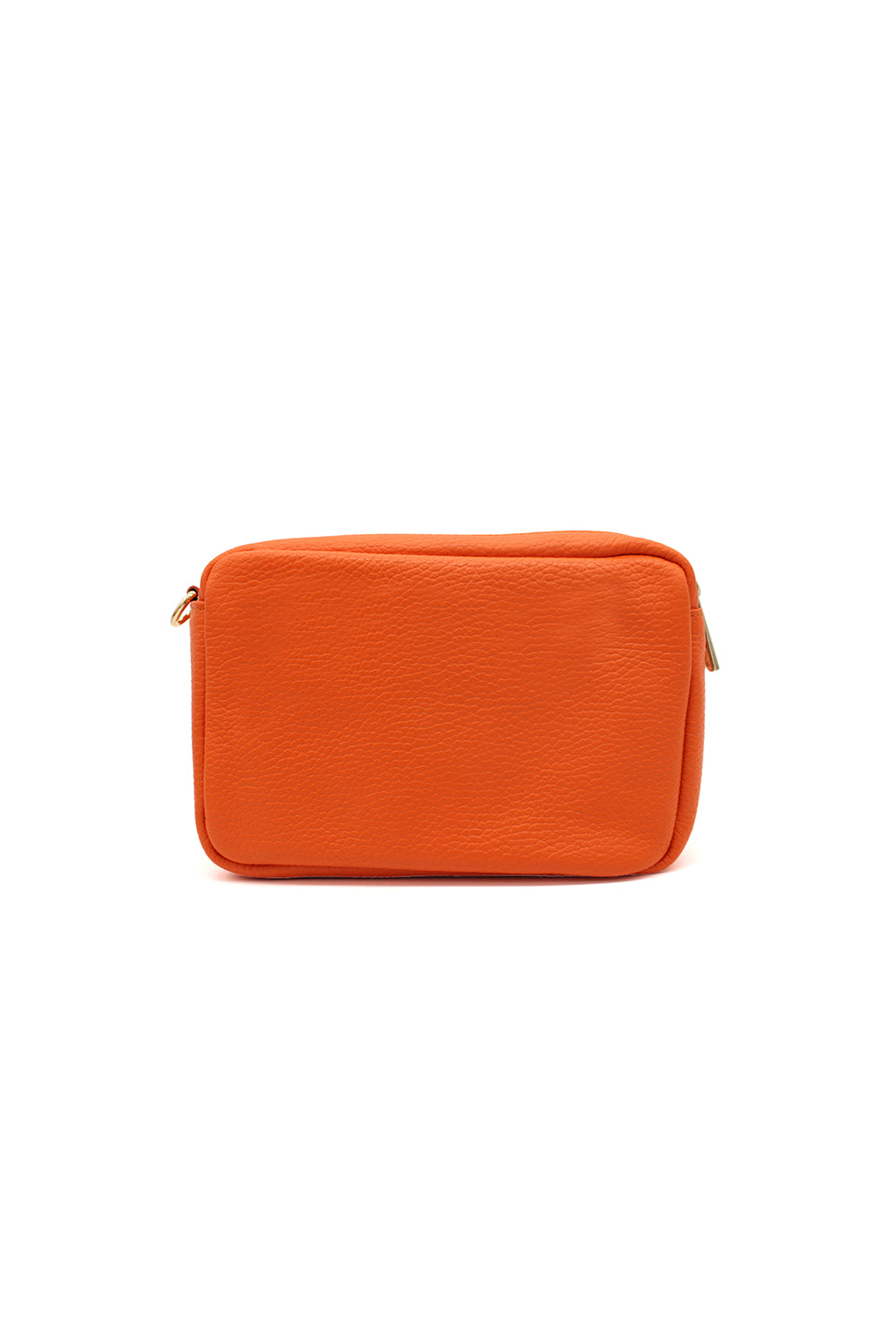 Italian Genuine Leather Crossbody Bag with Double Zipper Compartments