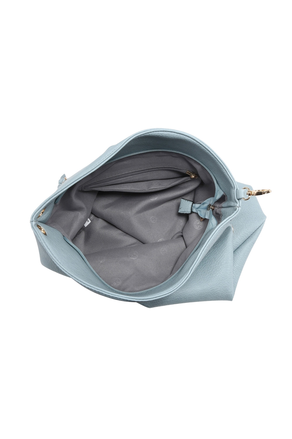 Asymmetrical Design Crossbody Bag with Zipper and Adjustable Strap