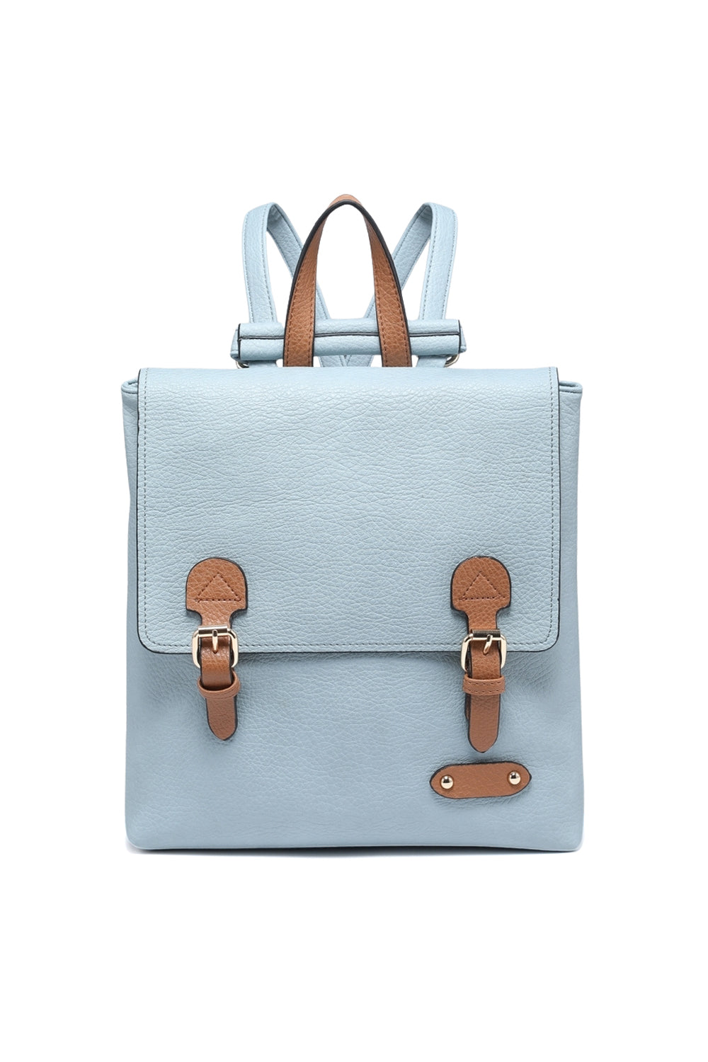 Spacious Backpack with Flap Zipper Closure Adjustable Strap and Multiple Inner Pockets