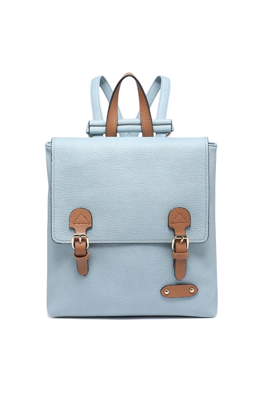 Spacious Backpack with Flap Zipper Closure Adjustable Strap and Multiple Inner Pockets
