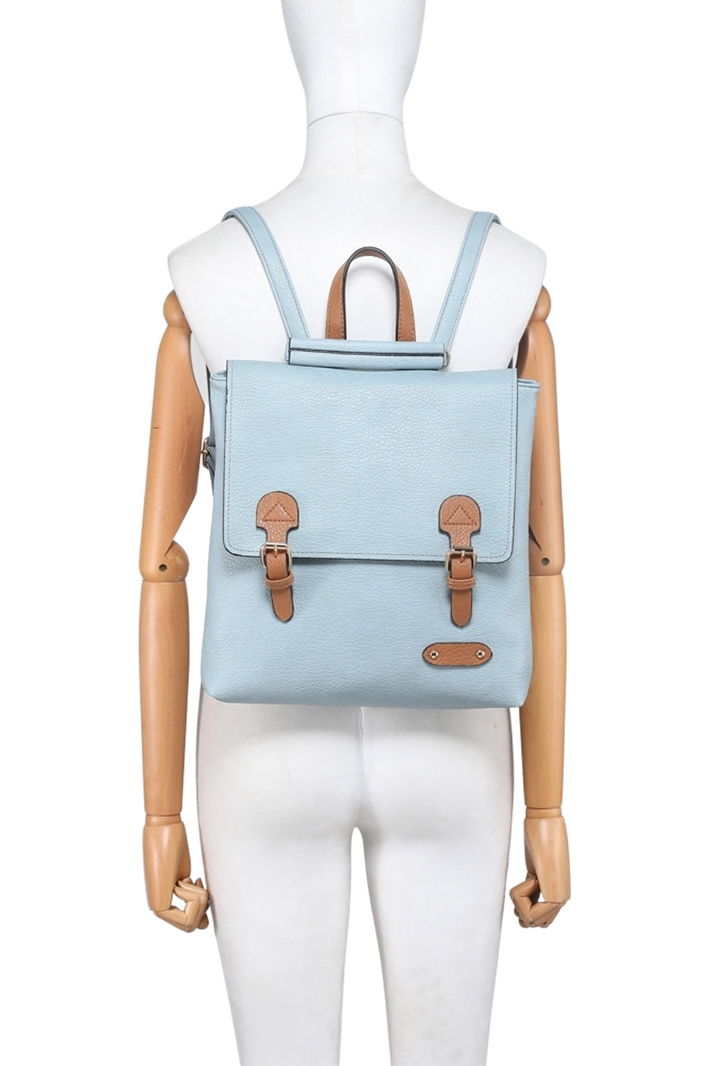 Spacious Backpack with Flap Zipper Closure Adjustable Strap and Multiple Inner Pockets