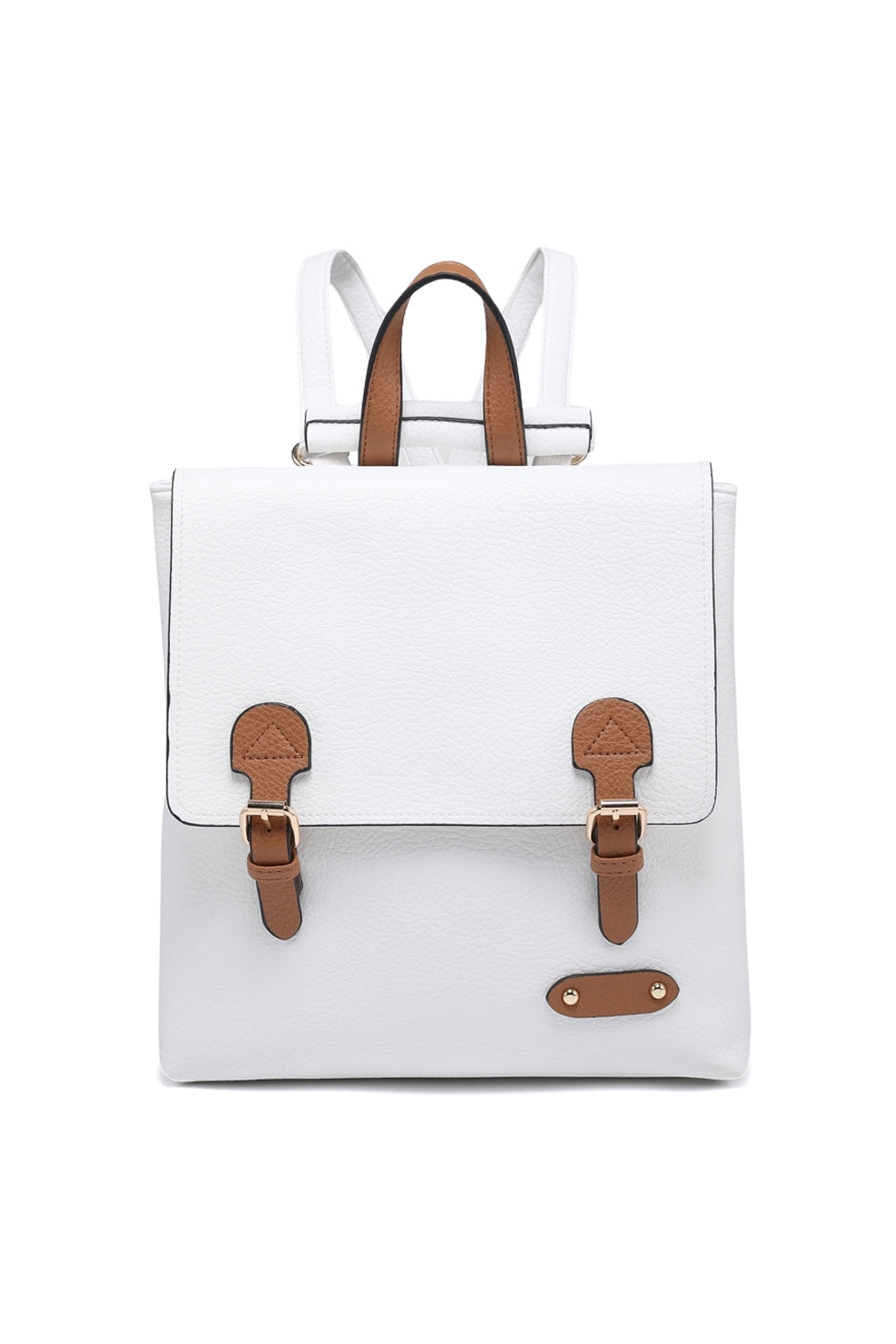 Spacious Backpack with Flap Zipper Closure Adjustable Strap and Multiple Inner Pockets