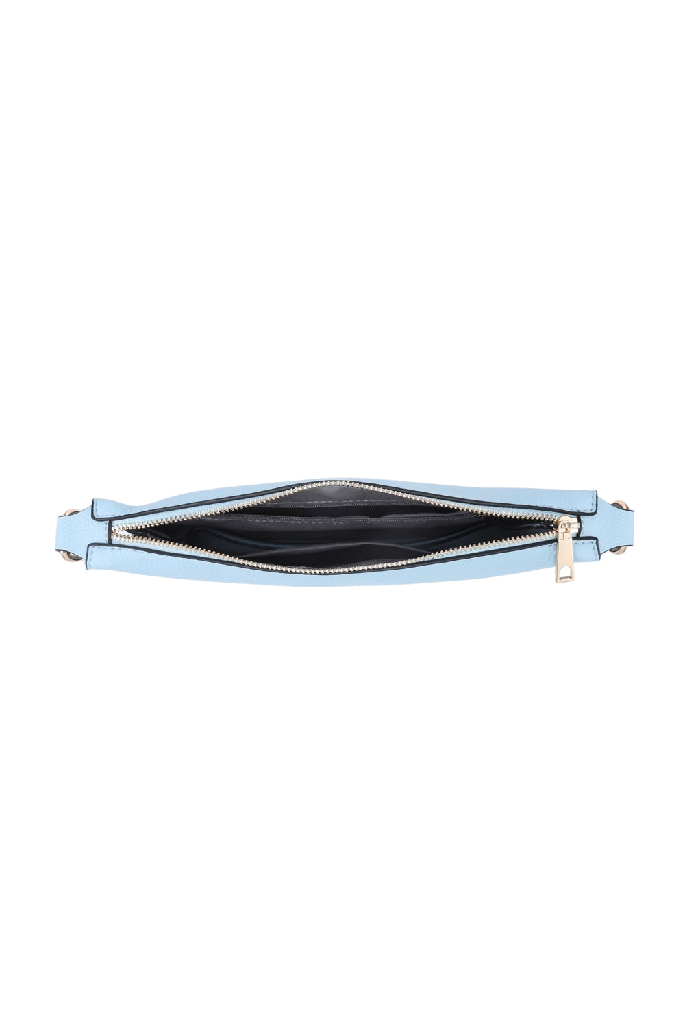 Casual Crossbody Bag with Zipper Closure and Wide Adjustable Strap