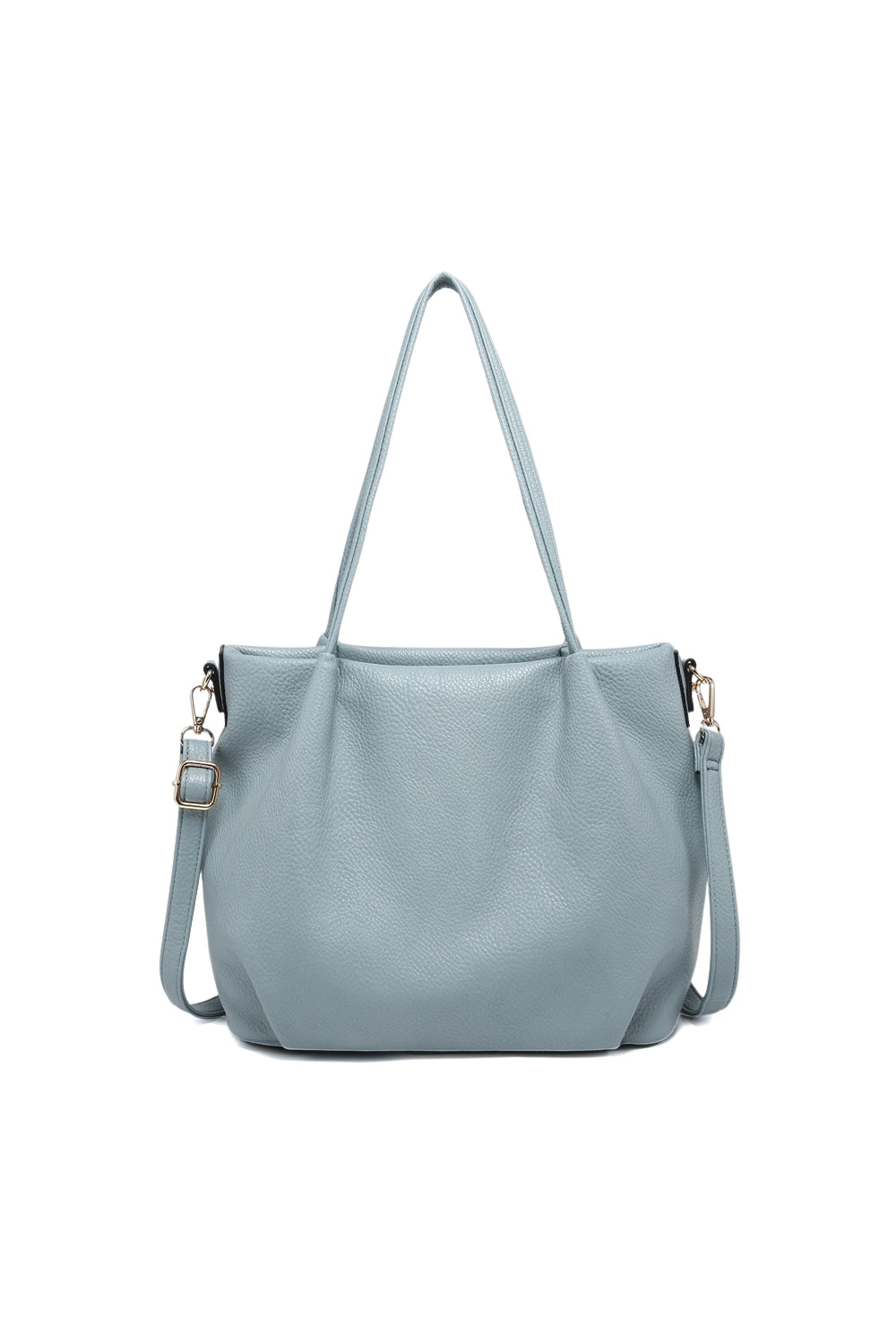 Chic Minimalist Shoulder Bag with Zipper Closure & Back Zip Pocket