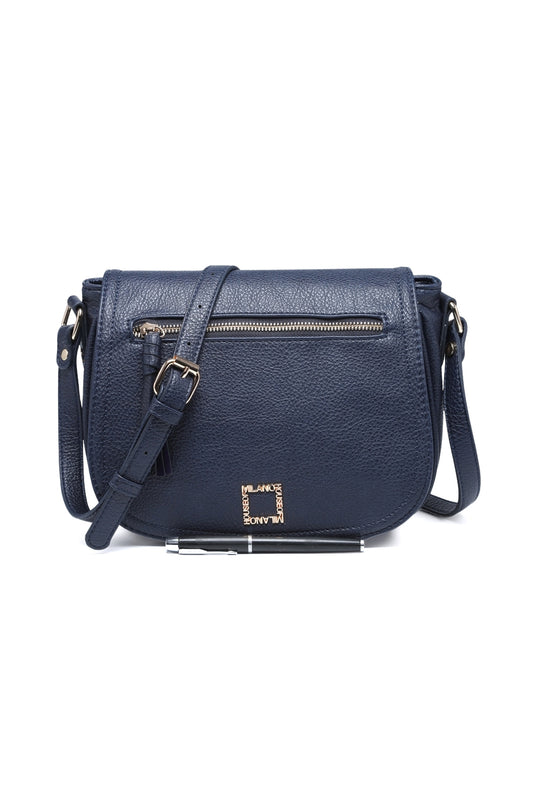 Stylish Crossbody Bag with Tassel Zipper Pocket and Adjustable Strap