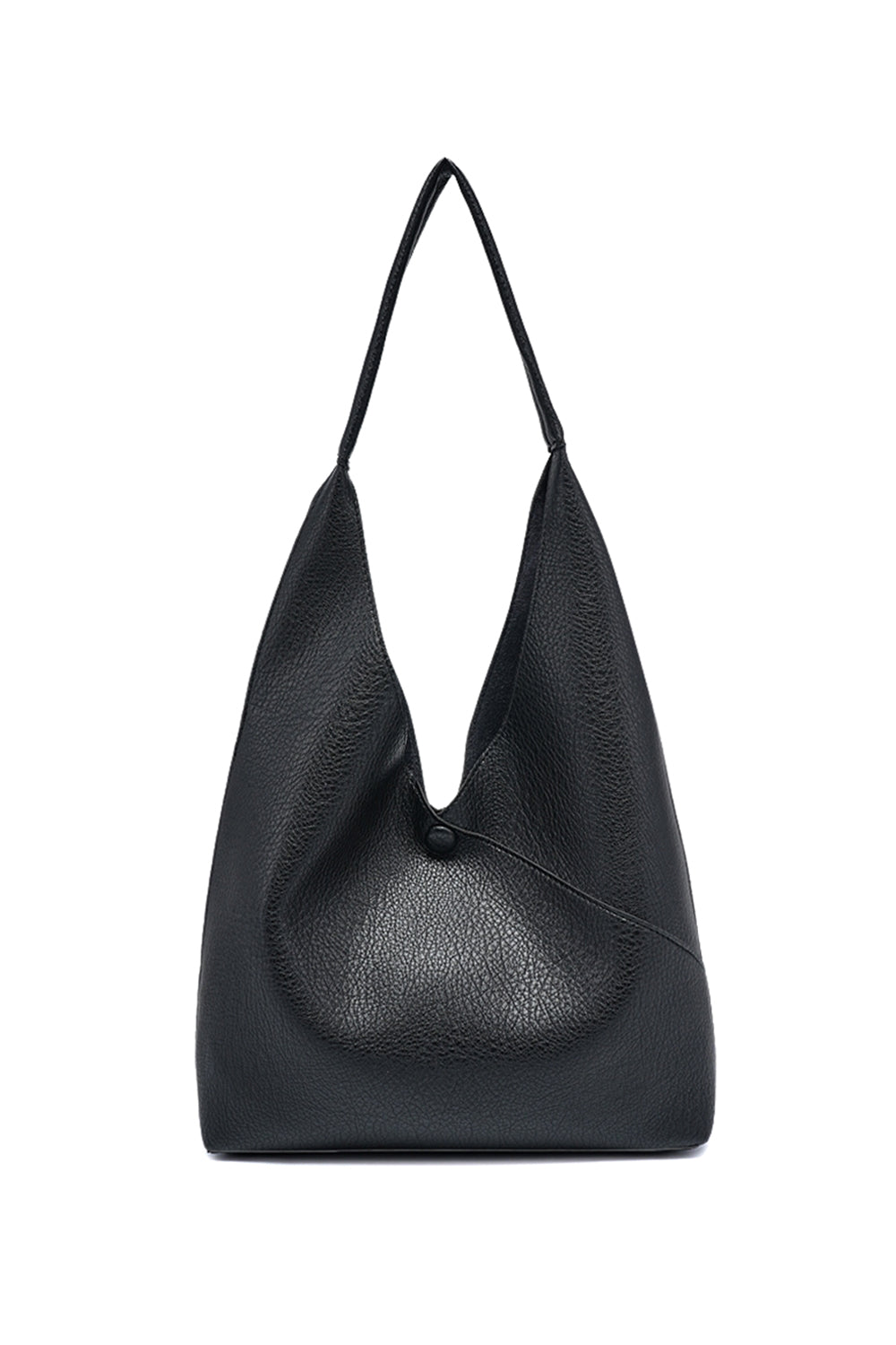 Versatile Shoulder Bag with Magnetic Closure and Chic Zip Pouch