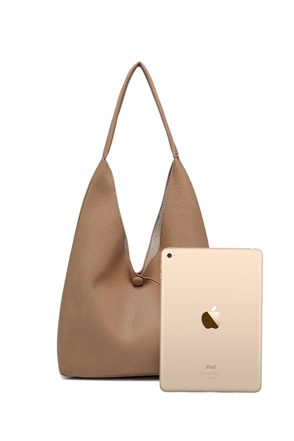Versatile Shoulder Bag with Magnetic Closure and Chic Zip Pouch