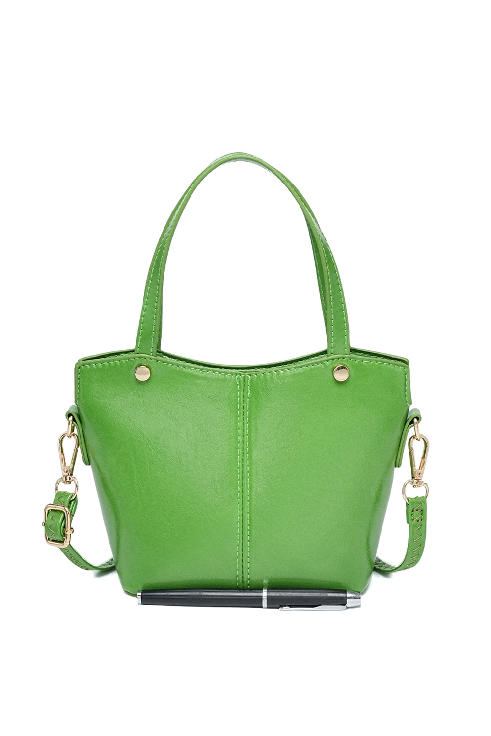 Casual Crossbody Bag with Handle, Magnetic Clasp and Back Pocket