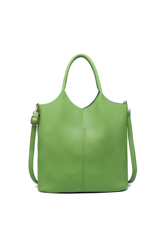Versatile Tote Shoulder Bag with Crossbody Strap & Pouch