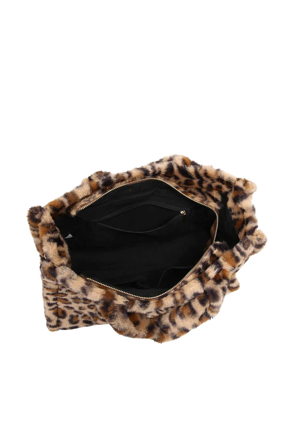 Leopard Print Shoulder Bag with Top Handles and Strap