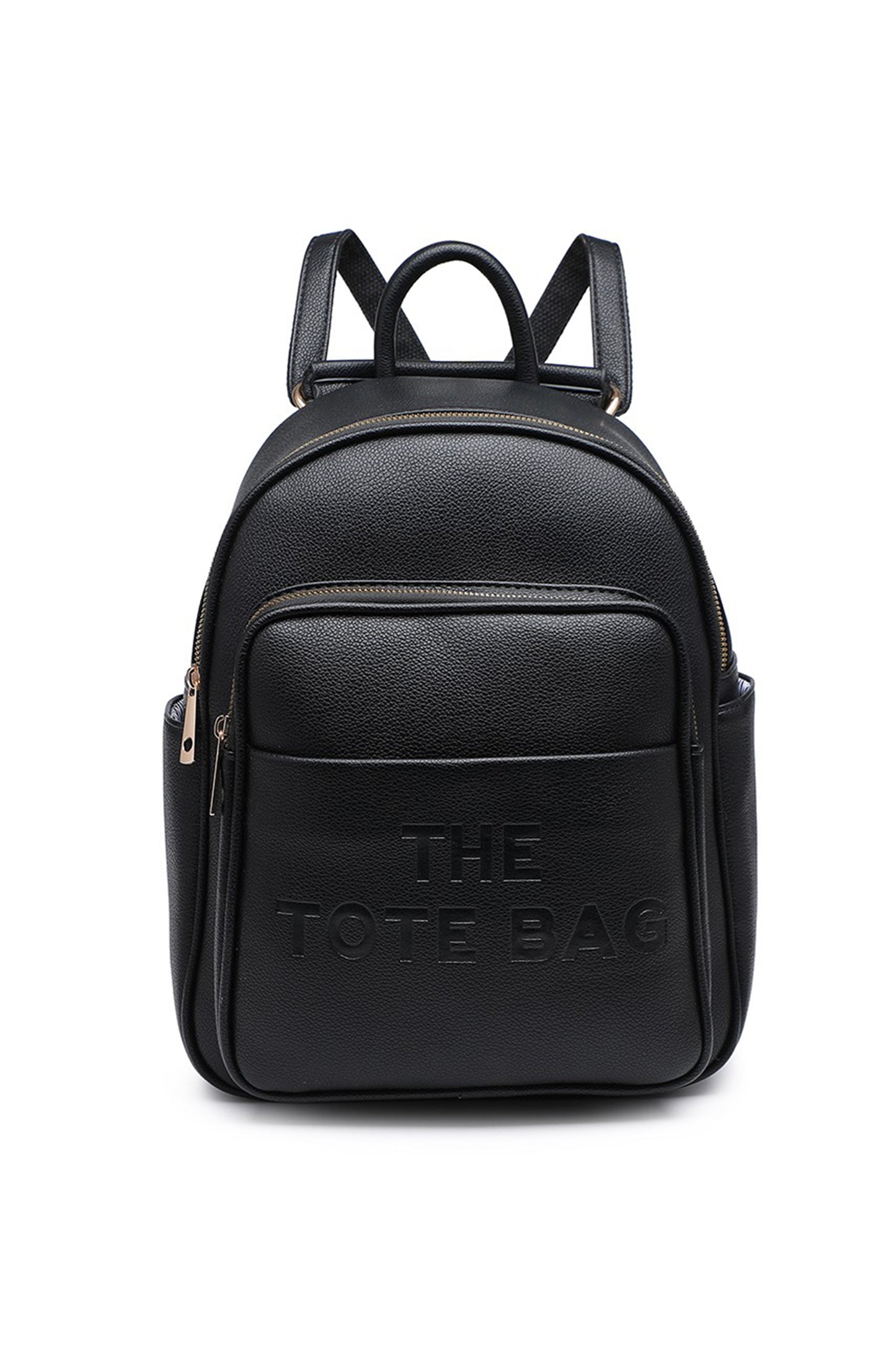 Mini Backpack with Multi Compartment Zip Closure