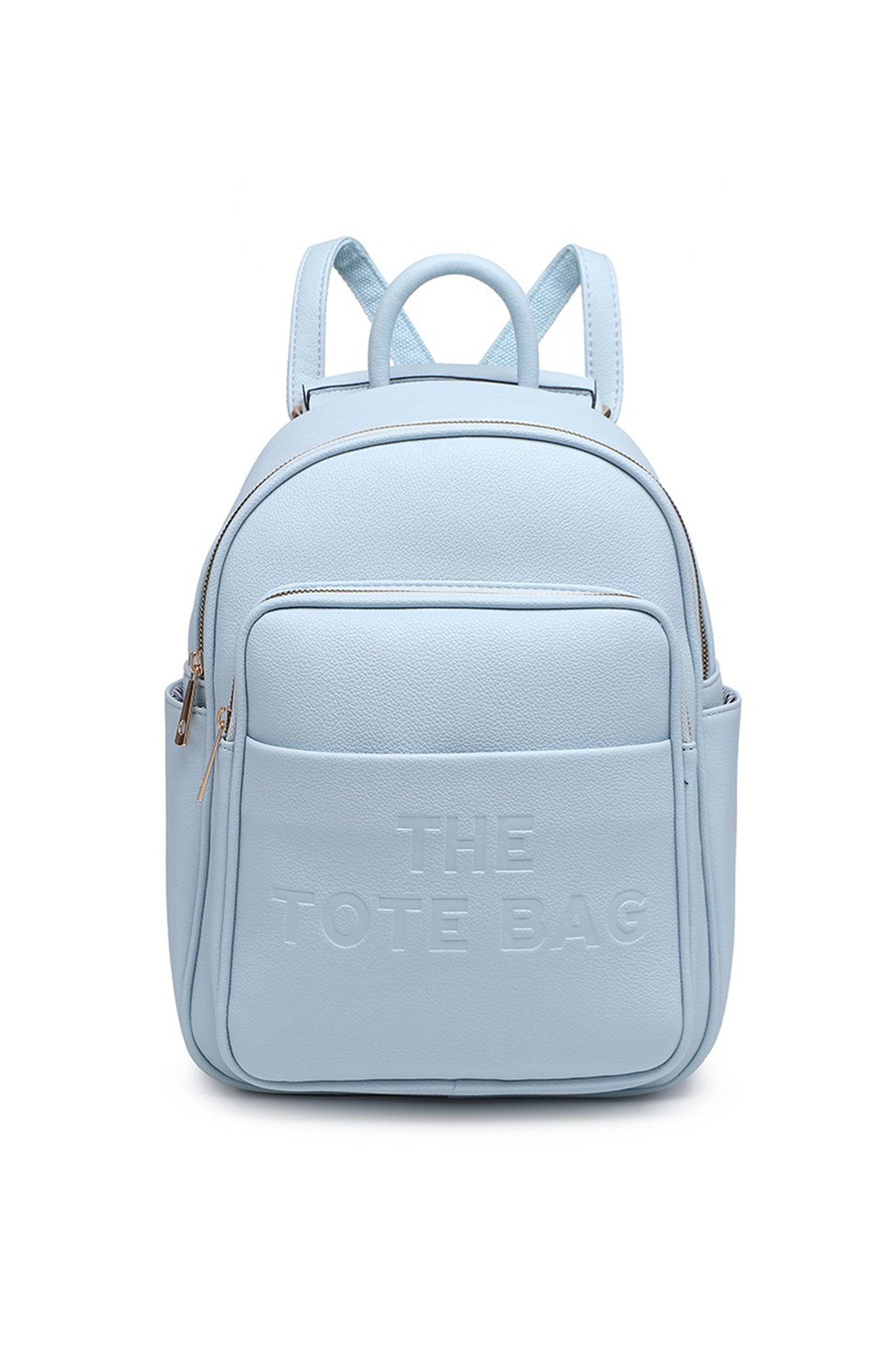 Mini Backpack with Multi Compartment Zip Closure